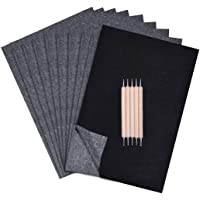 Yeelan 100 Hojas Papel de Transferencia de Grafito Trazado de Copia de Papeles con Relieve Stylus Pen 5 unids para…